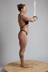 KAROLINA STANDING POSE WITH SWORD 